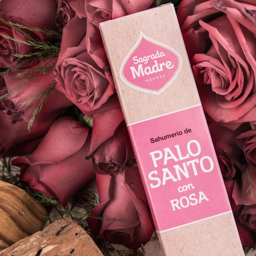 Palo Santo With Rosa Incense Sticks – Sagrada Madre