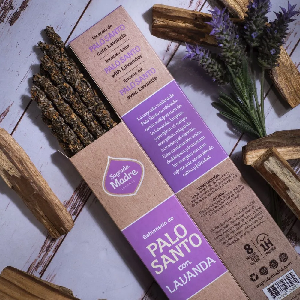 Palo Santo With Lavanda Incense Sticks – Sagrada Madre