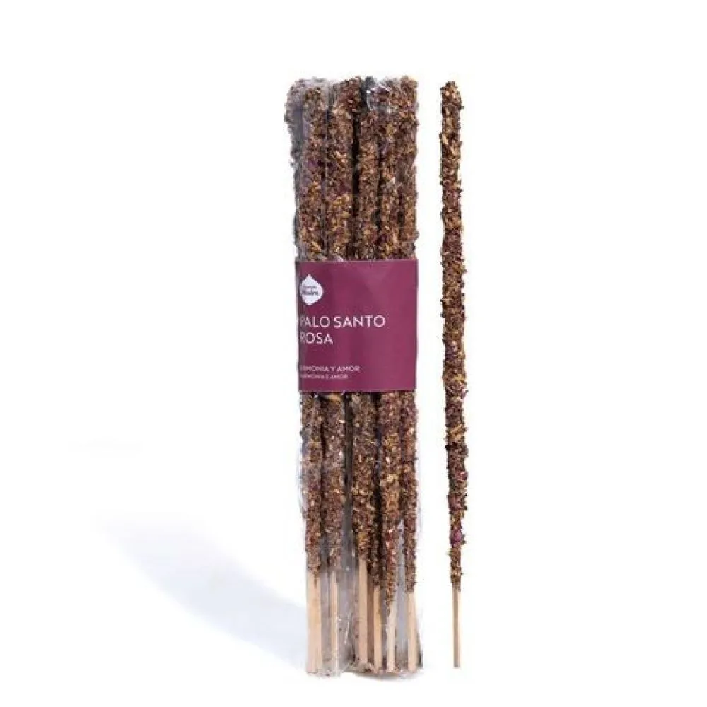 Natural Incense Pack x20 Palo Santo & Rose - Sagrada Madre