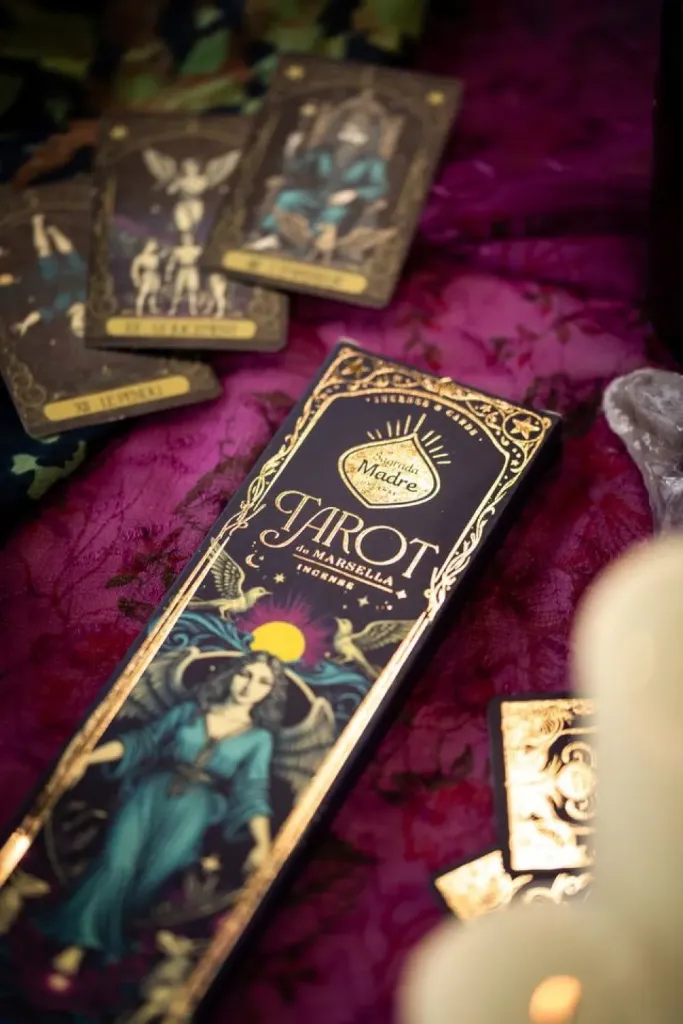 [1541B] Herbal Incense Tarot of Marseille Magnolia & Frankincense - Sagrada Madre