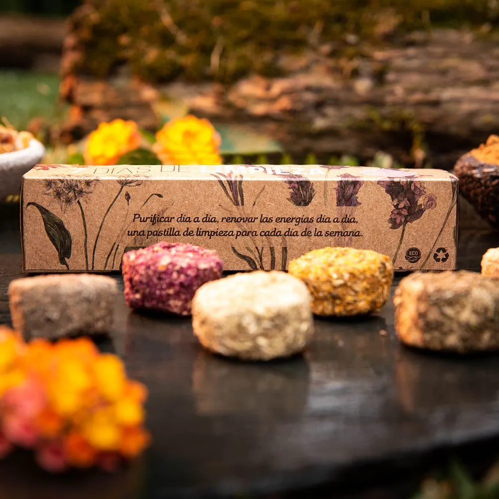 Herbal Smudge Tablets 7 Days Cleansing - Sagrada Madre